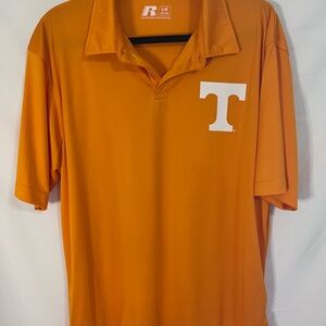 University of Tennessee Russell Athletic Men's Bright Orange Polo Sz L